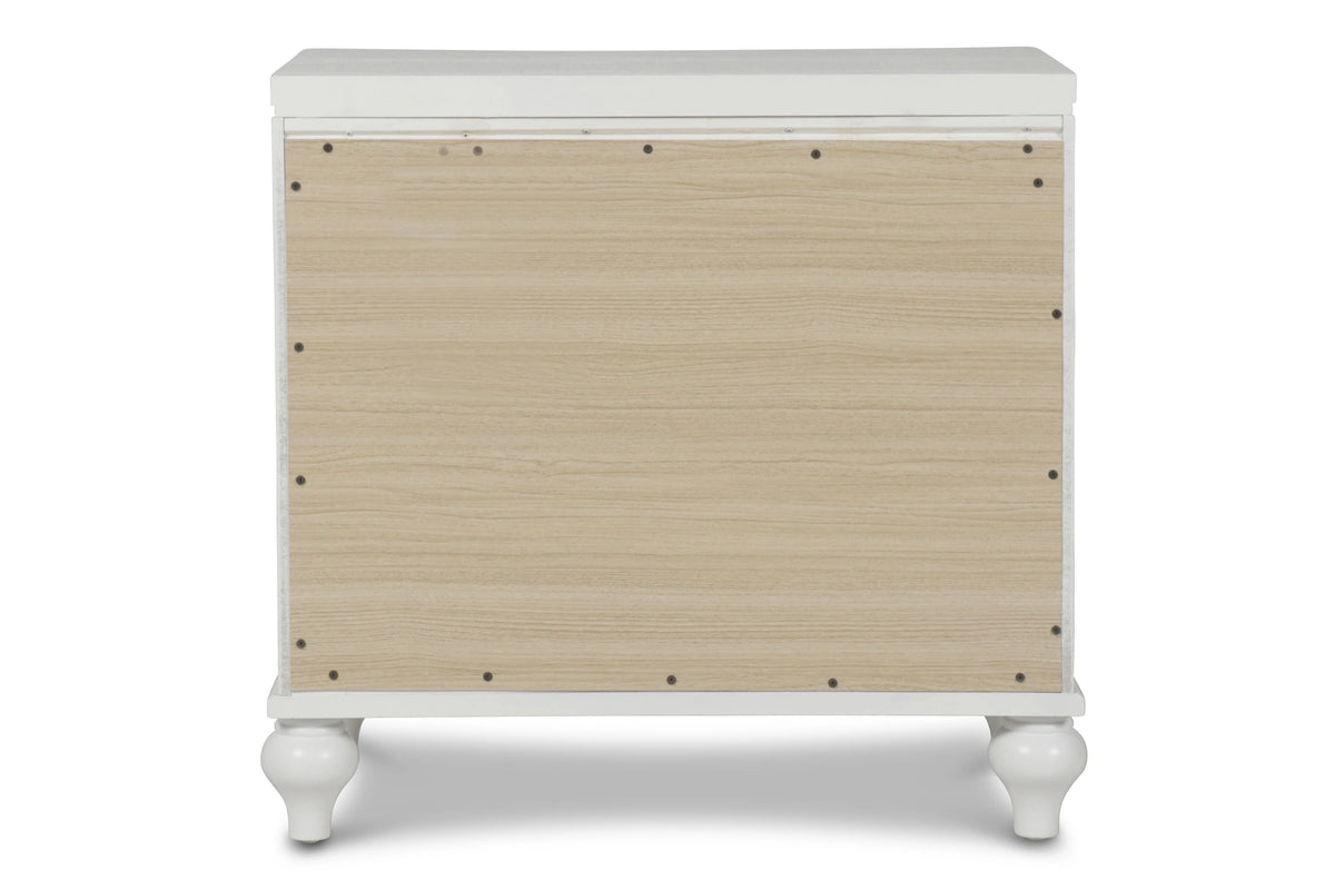 VALENTINO NIGHTSTAND-WHITE