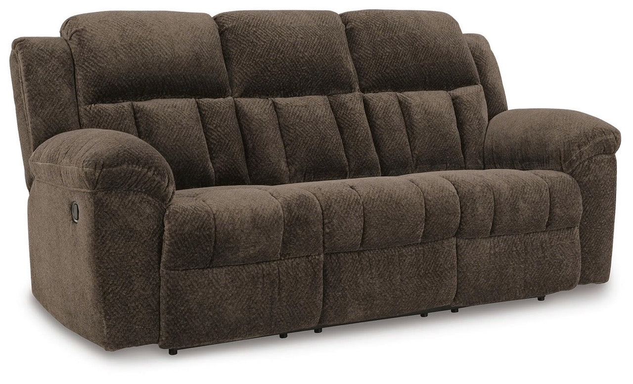 Chocolate Manual Reclining Sofa
