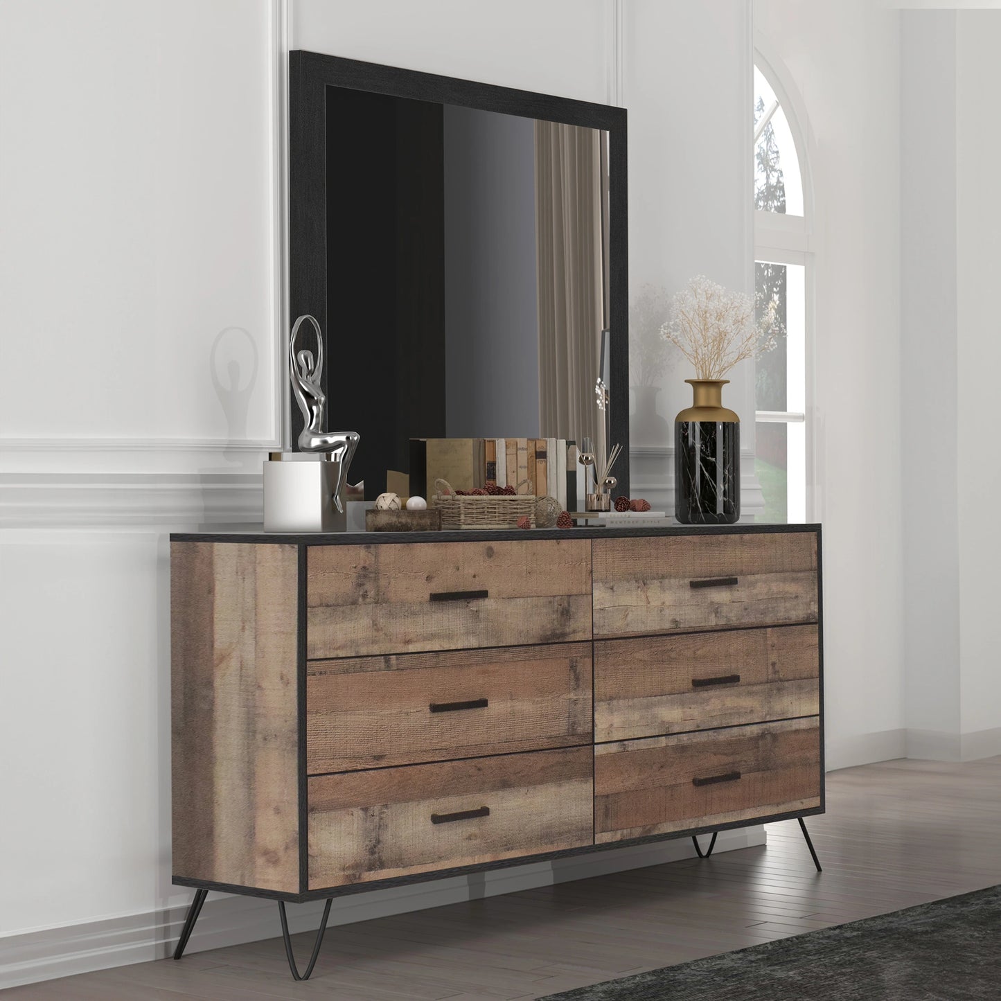 Elk River Mirror- Rustic