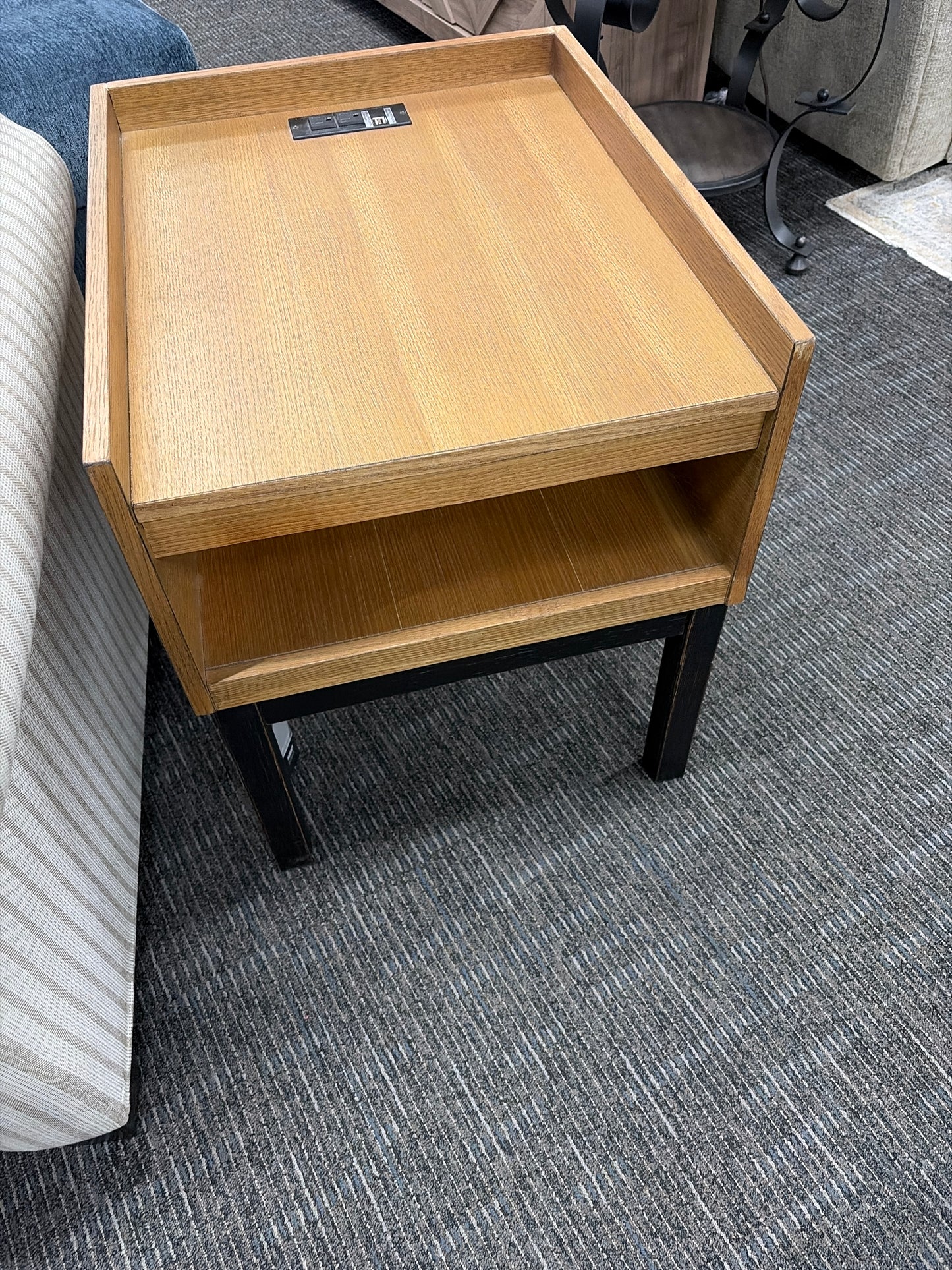 Modern Two-Tone End Stand