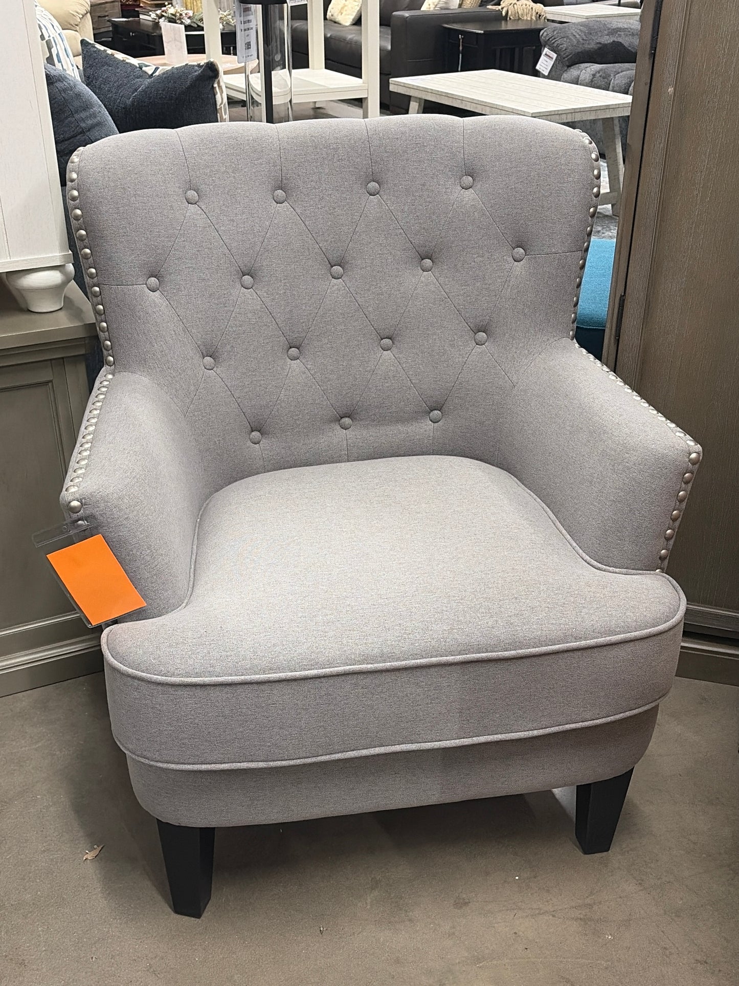 Nailhead Accent Chair