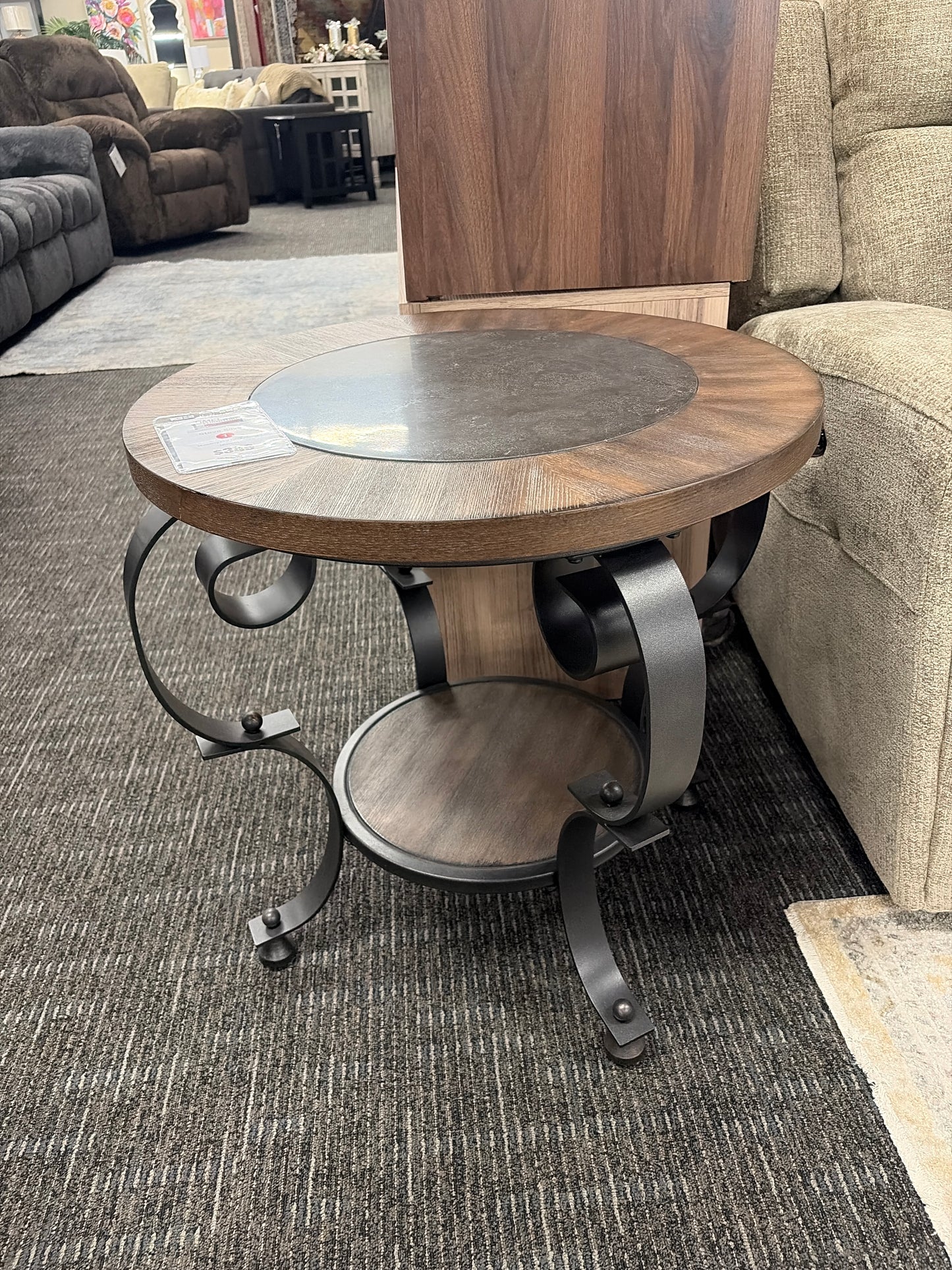Round End Table