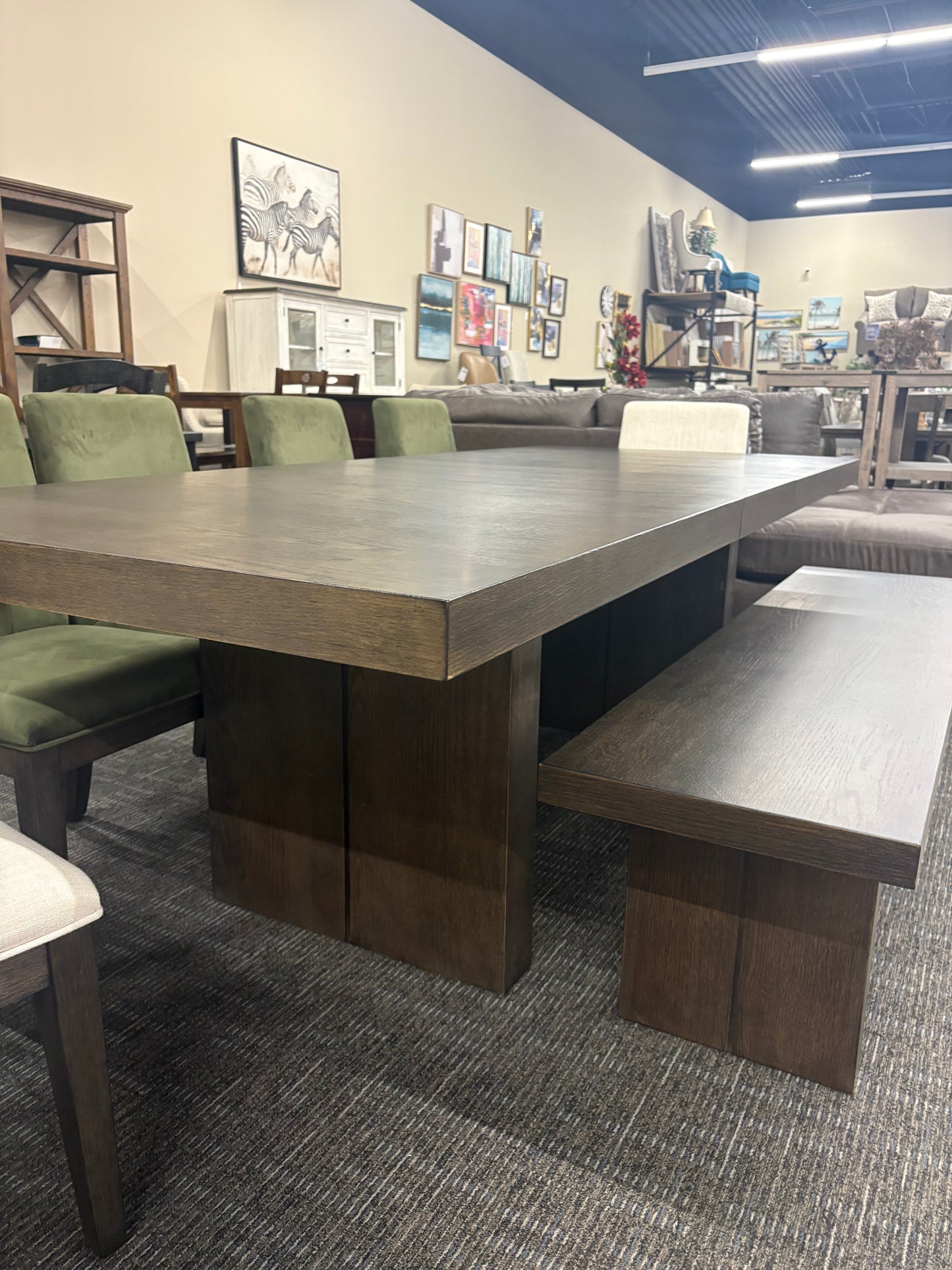 Timeless Modern Block 8 Piece Dining Set