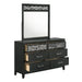 Obsidian Mirror-Black