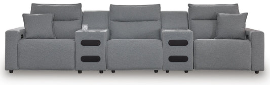 Modmax II Power Reclining Sectional with Audio Consoles