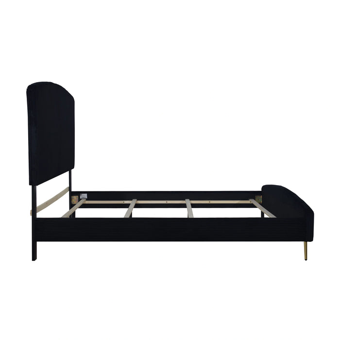 Kailani 6/6 Ek Hb,Fb, & Slats-Black