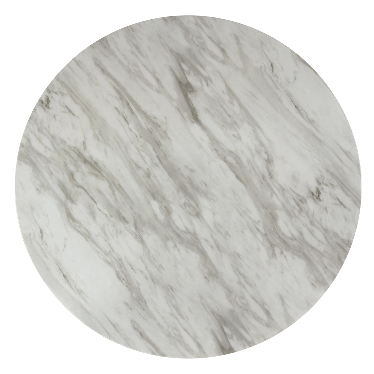 Celeste 42" Round Counter Table-Espresso/Faux Marble