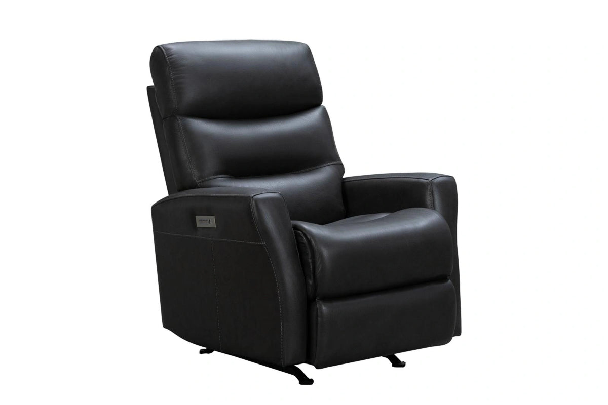 BarcaLounger Donavan Recliner w/ Power Headrest in Matteo Smoke Gray