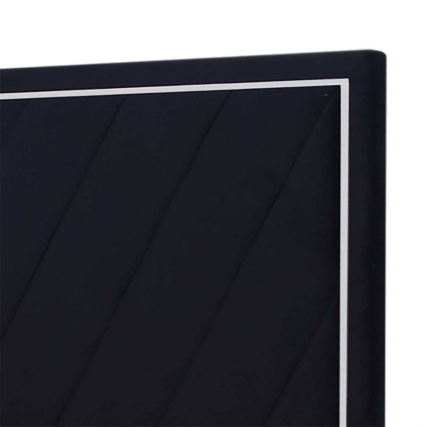 Ava 5/0 Q Headboard, Footboard & Slat Kit-Ebony