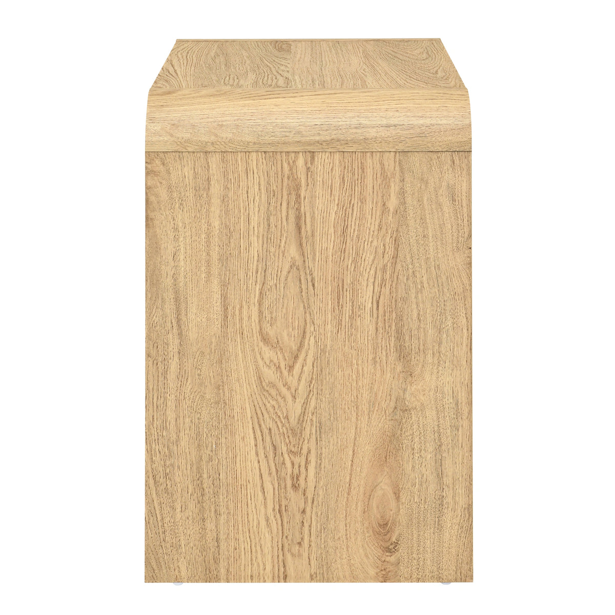 Mara Two Drawer End Table / Bedside Table-Natural