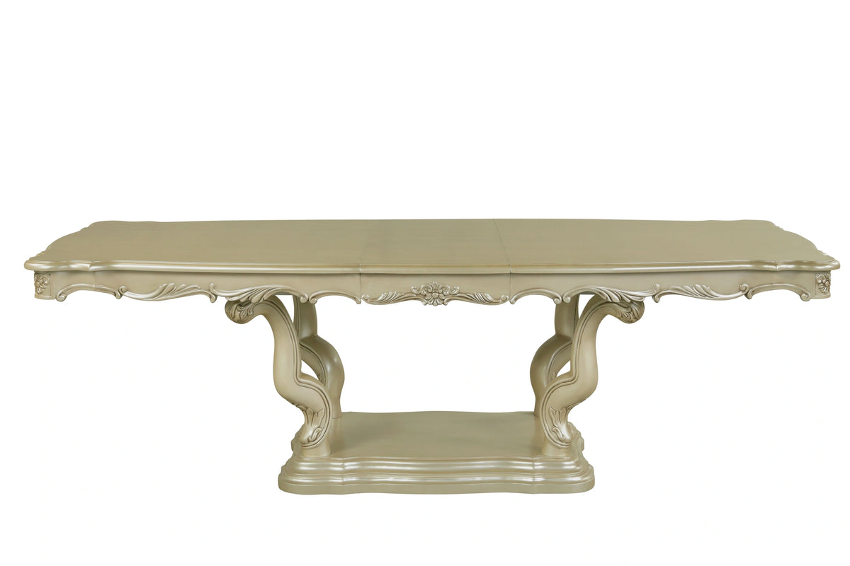 Monique Dining Table Base-Champagne (2 Of 2)