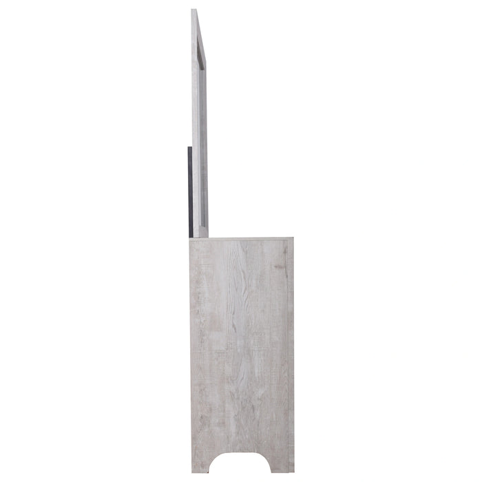 Biscayne Mirror- Driftwood