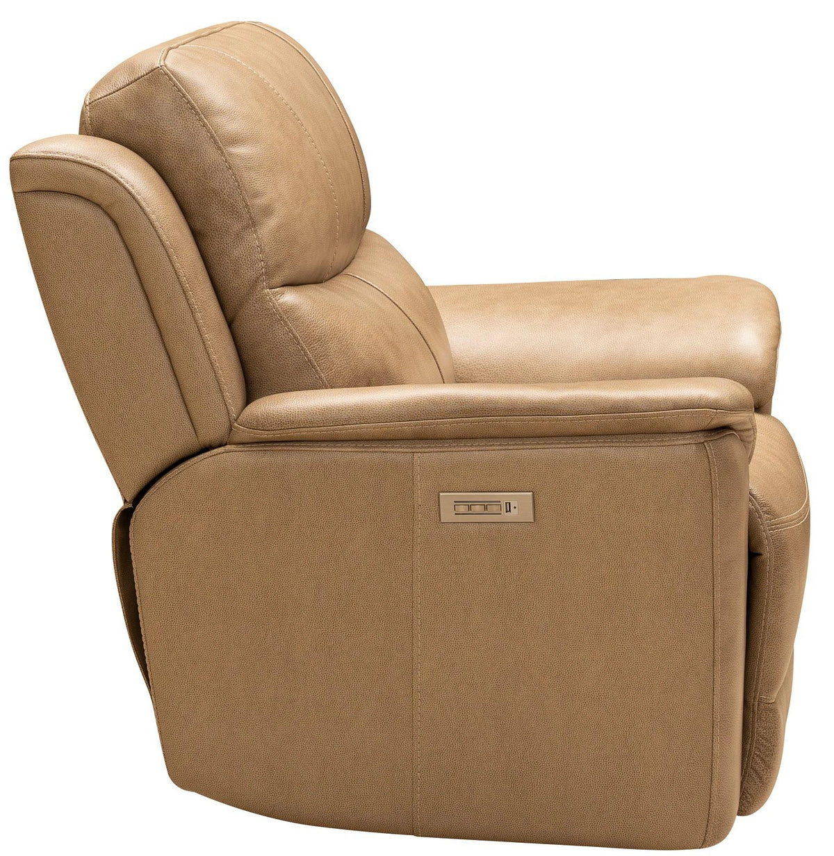 BarcaLounger Kaden Recliner w/ Power Headrest in Elliott-Taupe