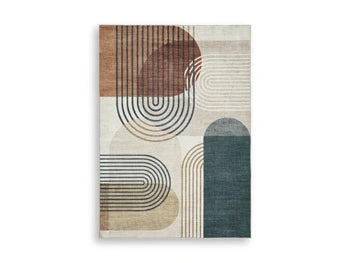Farrendale Washable Area Rug