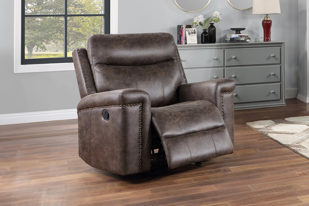 Quade Glider Recliner-Mocha