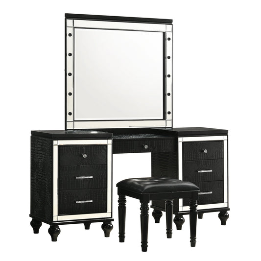 VALENTINO VANITY TABLE-BLACK