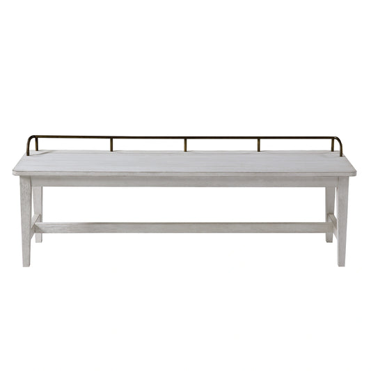 Steve Silver Pendleton Bench in Ivory