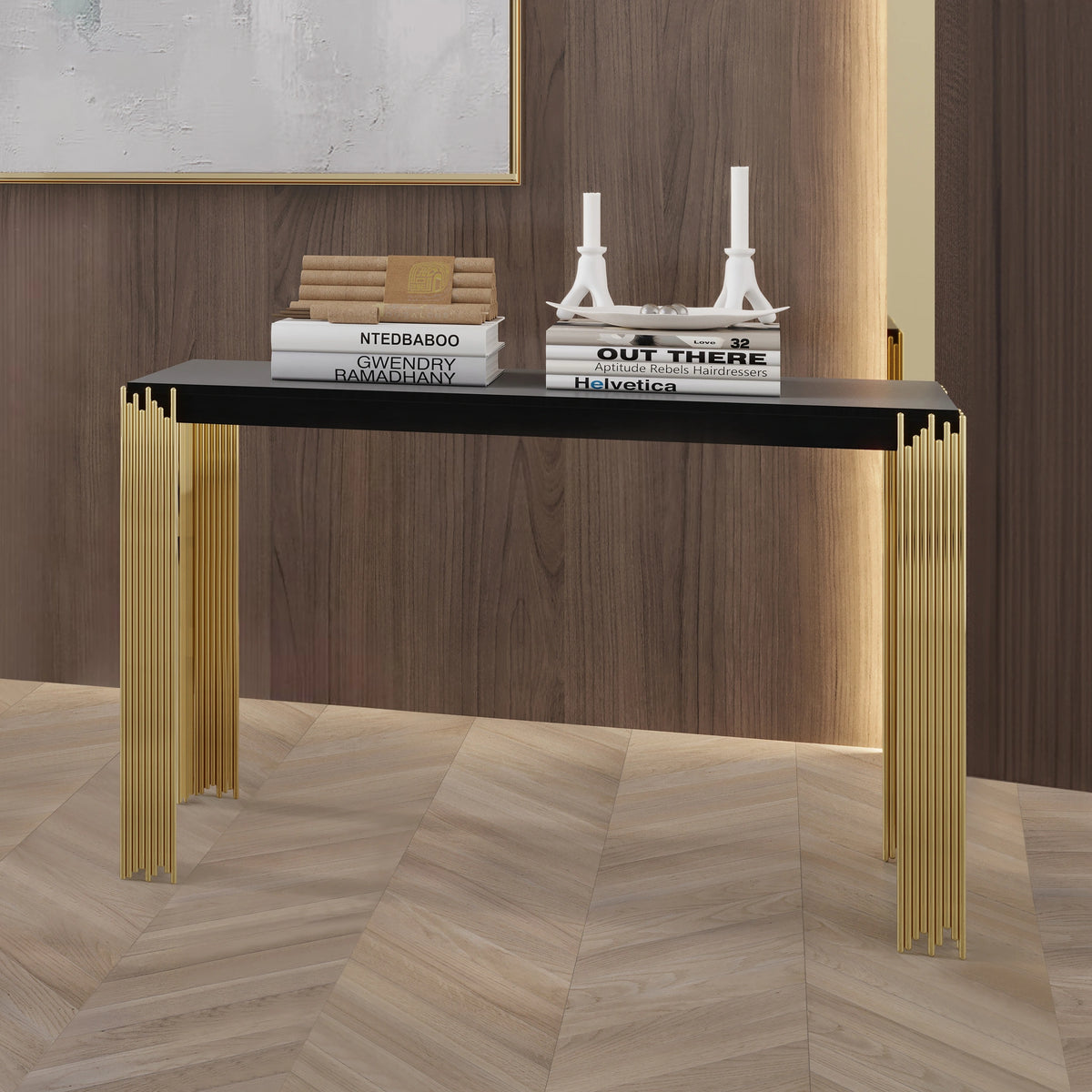 Empire Console Table-Black
