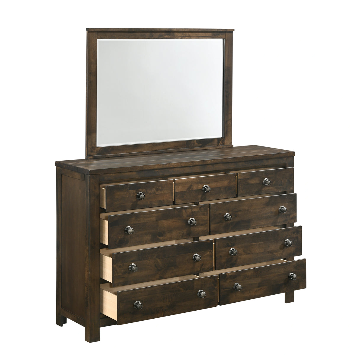 Blue Ridge Mirror-Rustic Gray