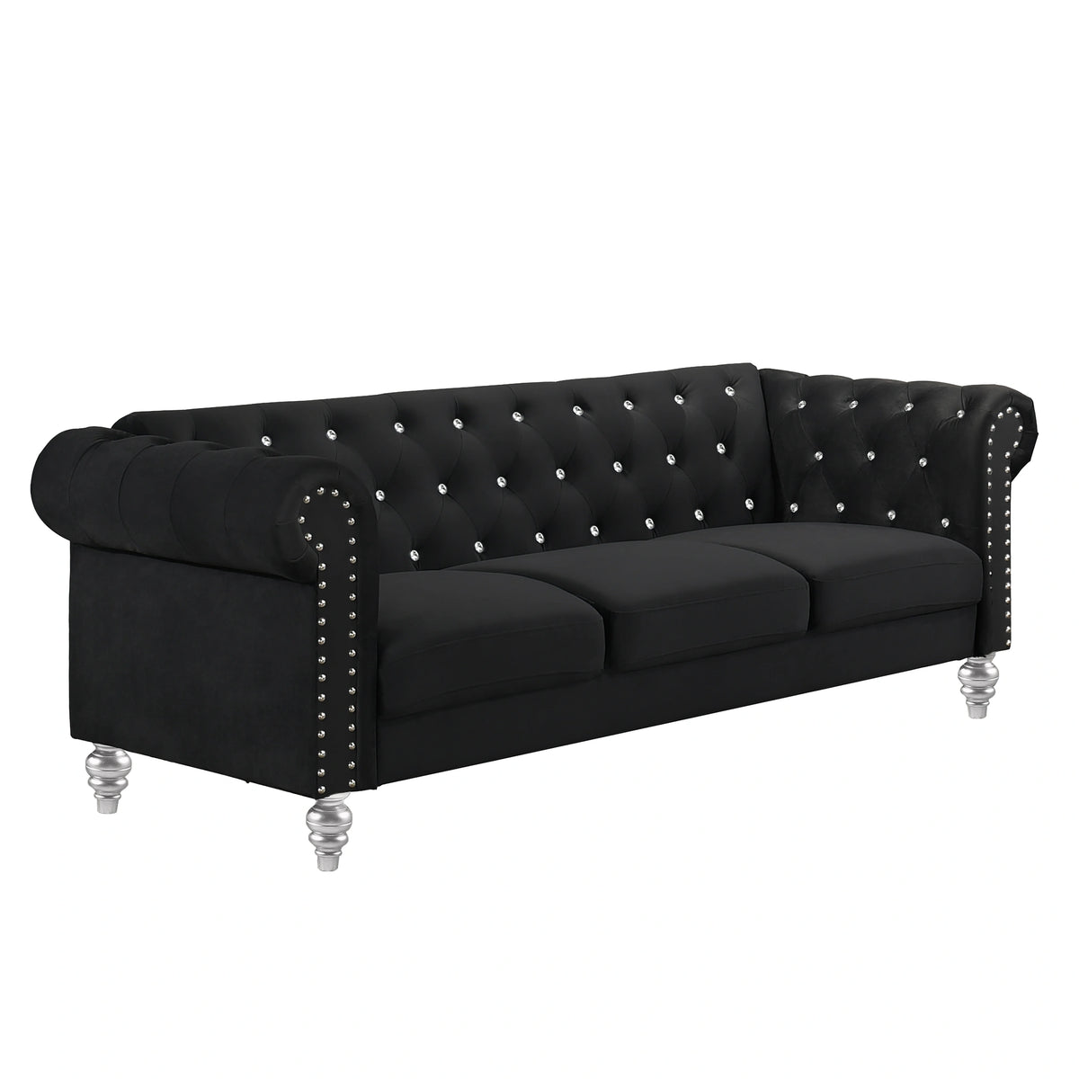 Emma Crystal Sofa-Black
