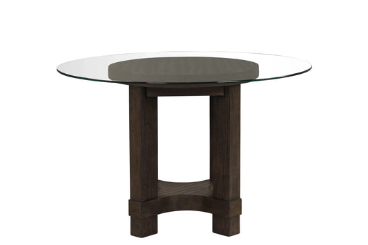 Cityscape 52" Round Dining Table Base-Walnut