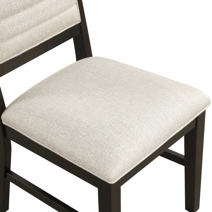 Plateau Side Chair (2 Per Carton)-Rustic Espresso