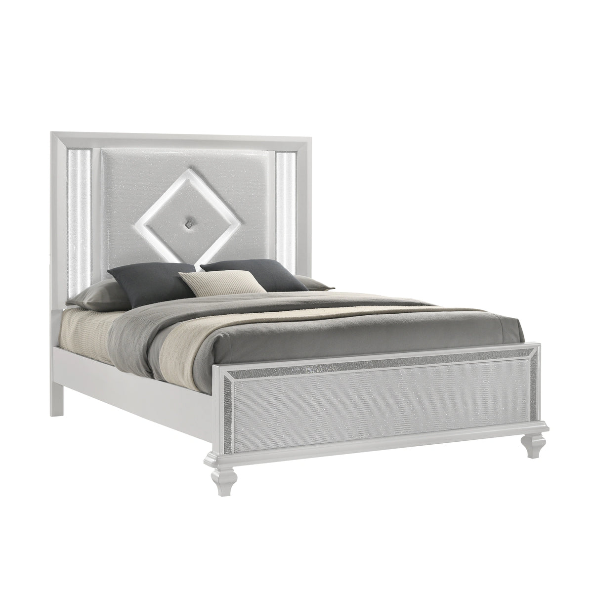 STARDUST California King WK SIDE RAILS-WHITE