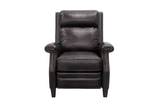 BarcaLounger Barrett Power Recliner with Power Head Rest in Stetson Coffee