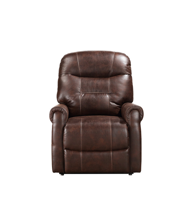 Steve Silver Ottawa Power Lift Chair with Heat and Massage in Walnut