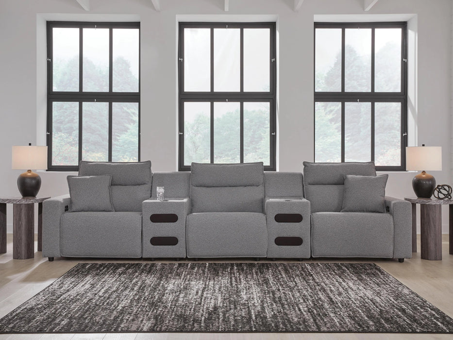 Modmax II Power Reclining Sectional with Audio Consoles