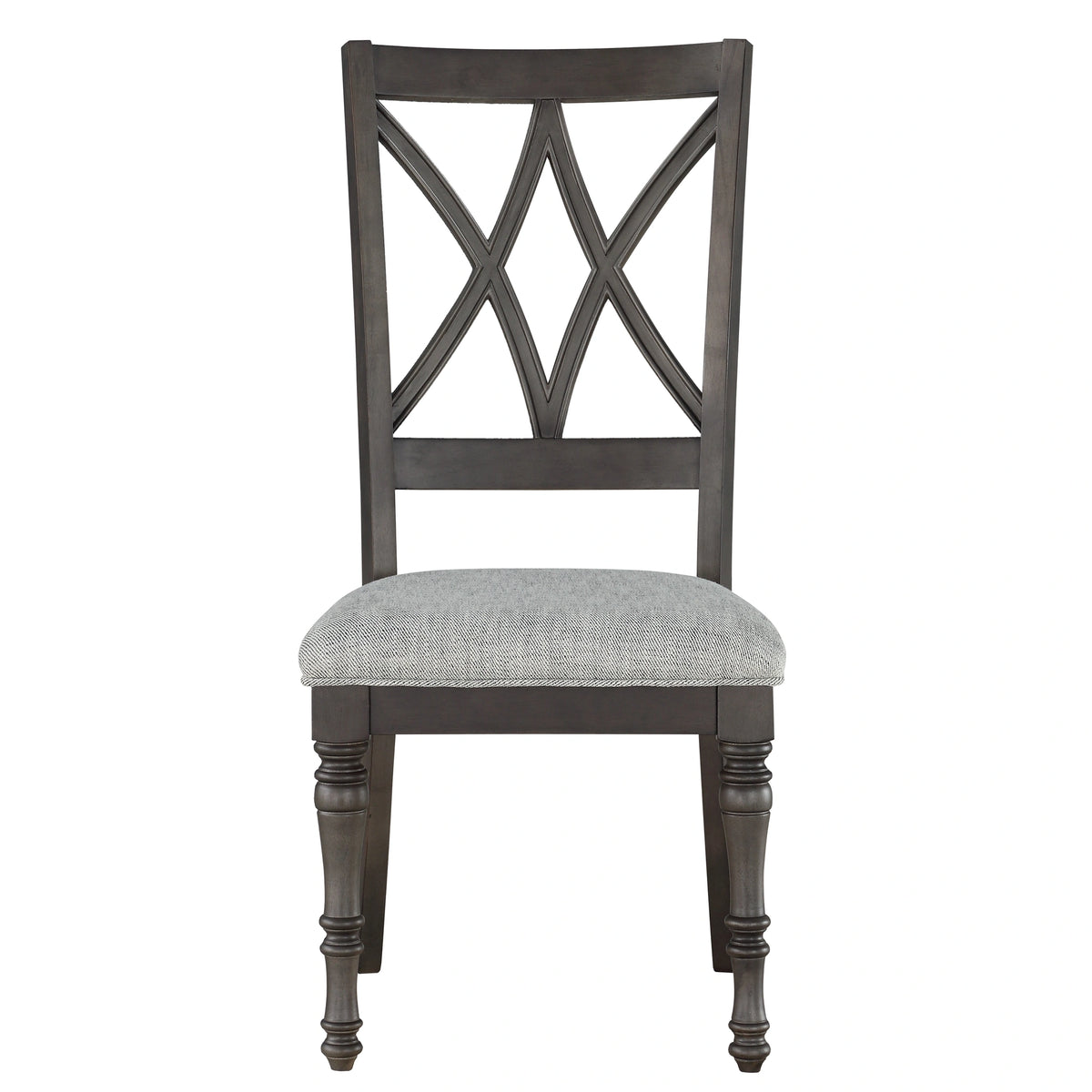 Steve Silver Linnett Side Chair in Slate