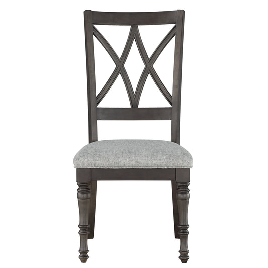 Steve Silver Linnett Side Chair in Slate