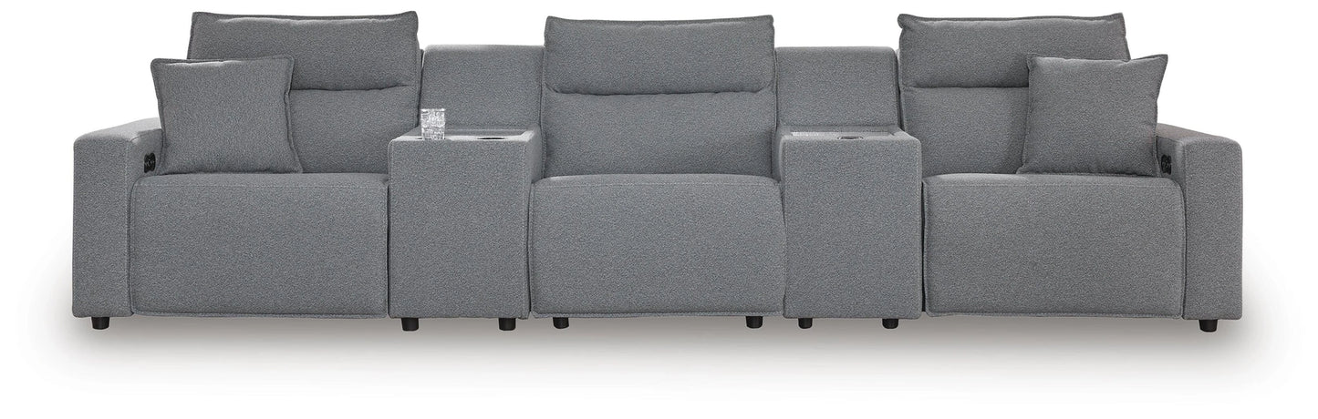 Modmax II Power Reclining Sectional with Consoles
