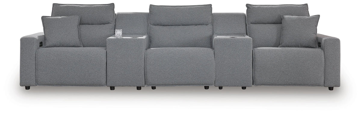 Modmax II 5-Piece Reclining Sectional with Consoles