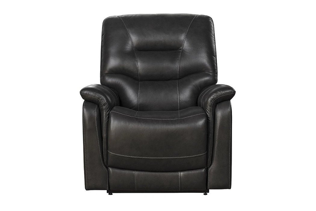 BarcaLounger Lorence Lift Chair Recliner with Power Head Rest in Venzia Grey