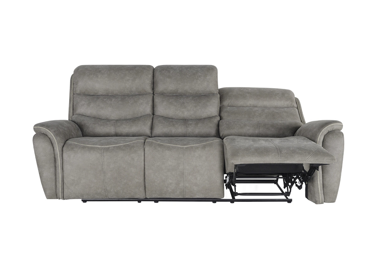 Kamari Sofa W/Dual Recliner-Gray
