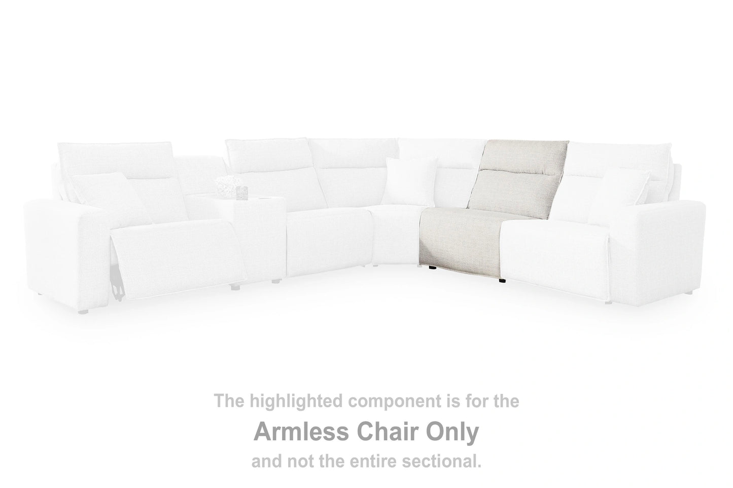 Modmax II Power Reclining Sectional with Chaise and Audio Consoles