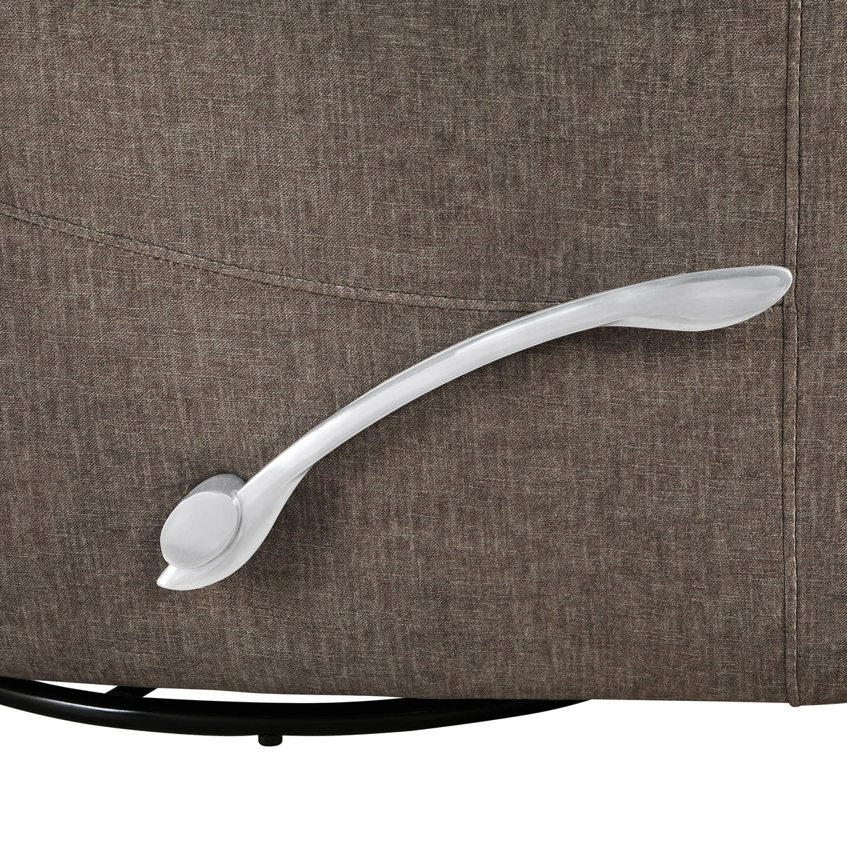 Takami Swivel Recliner-Chocolate Poly