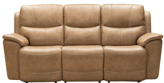 Barcalounger Kaden Reclining Sofa w/ Power Headrest in Elliott-Taupe