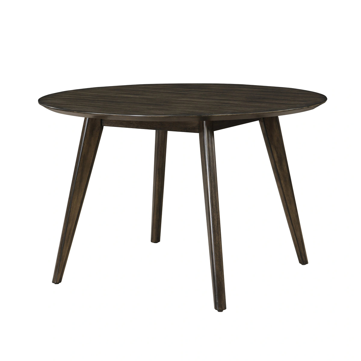 Rex 48" Round Dining Table-Walnut