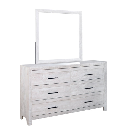 Biscayne Mirror- Driftwood