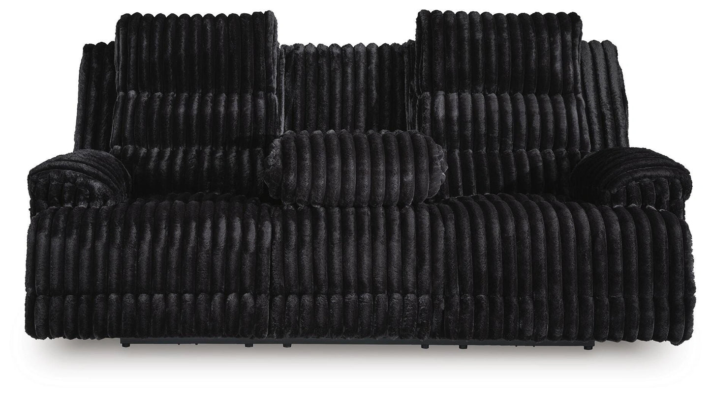 Rhine Falls Power Reclining Sofa with Drop Down Table