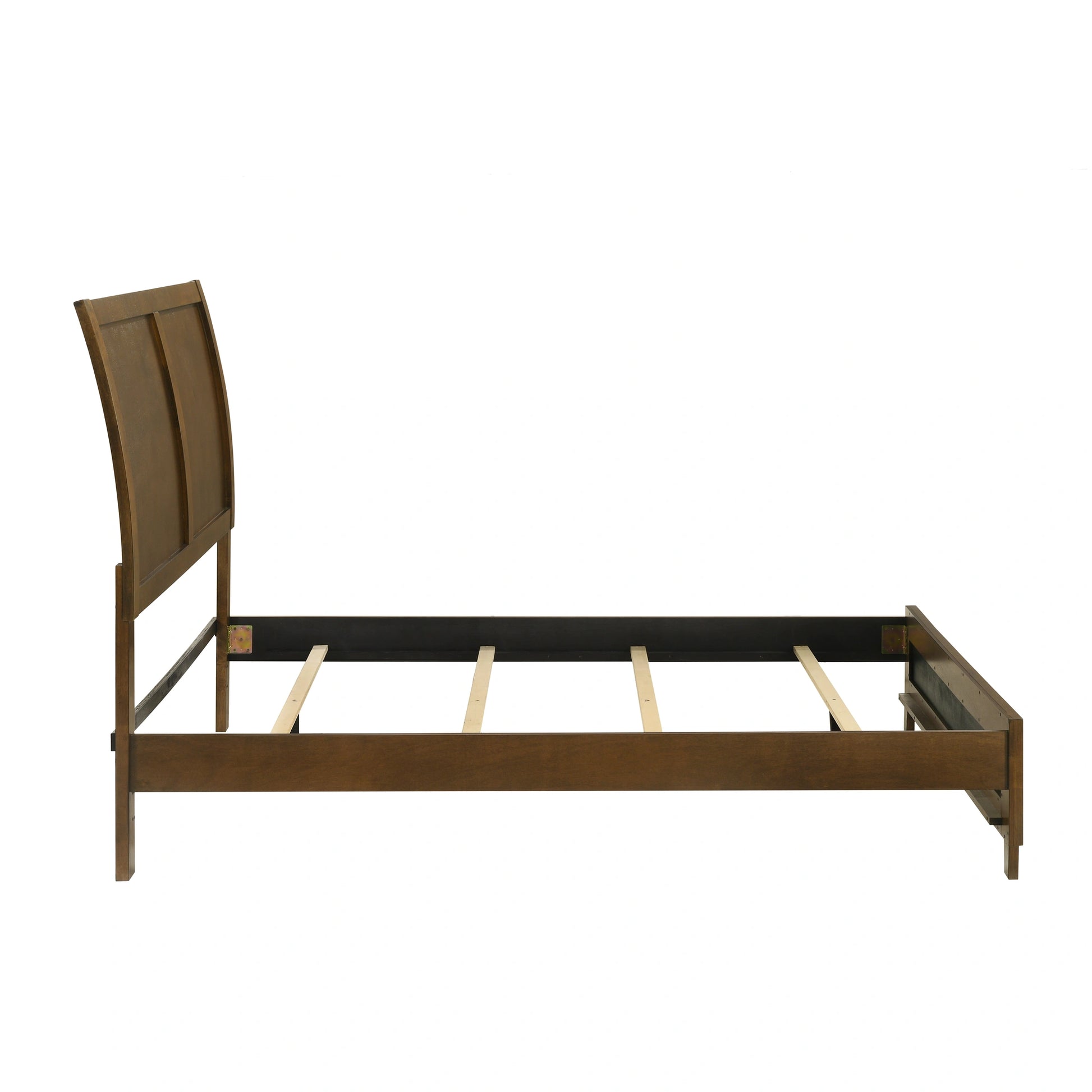 Ballard 5/0 Q Headboard, Footboard & Slat Kit-Walnut