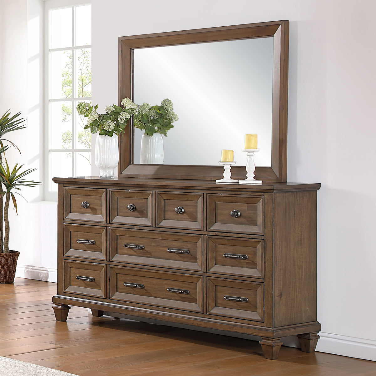 Mariana Mirror-Vintage Mocha