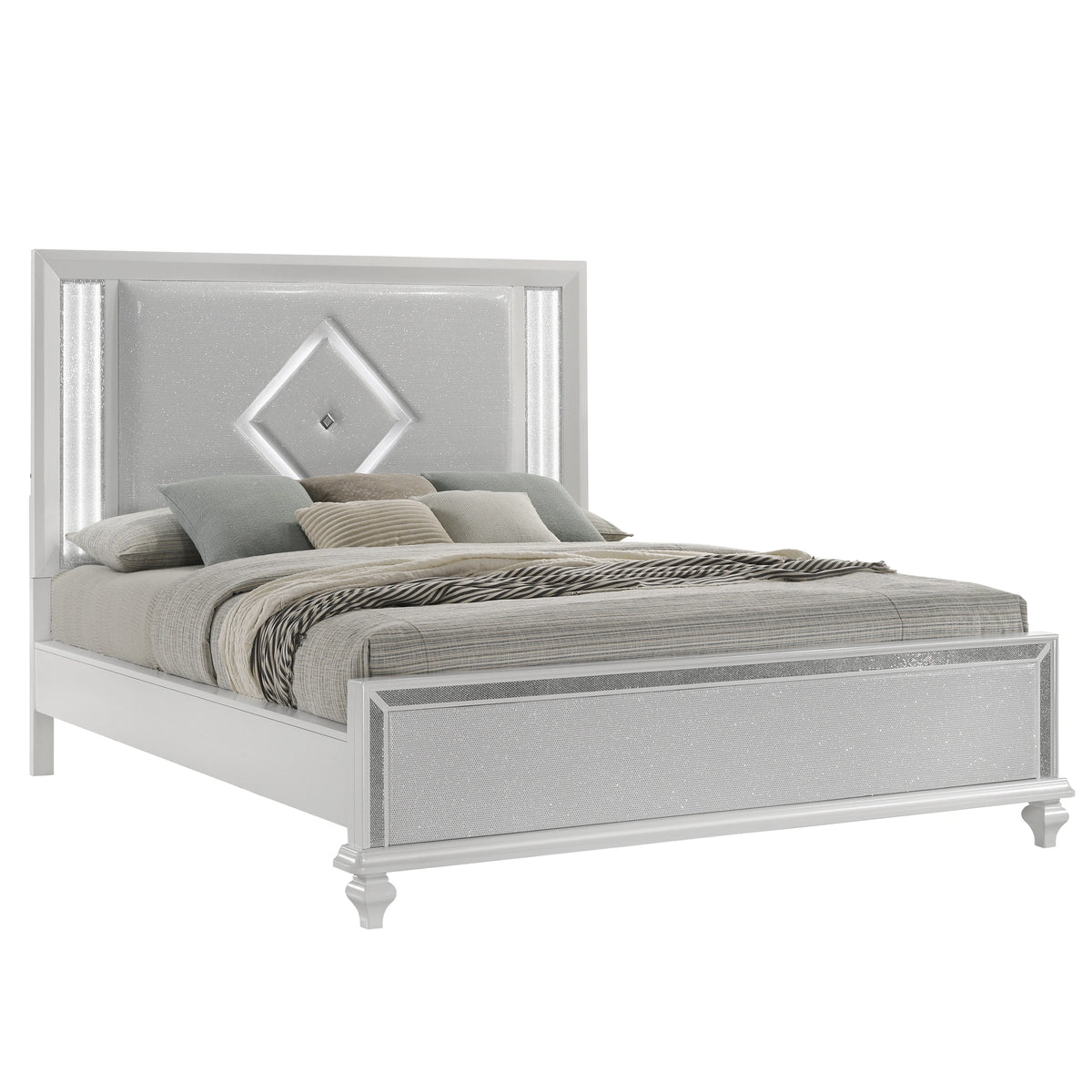 STARDUST California King WK SIDE RAILS-WHITE