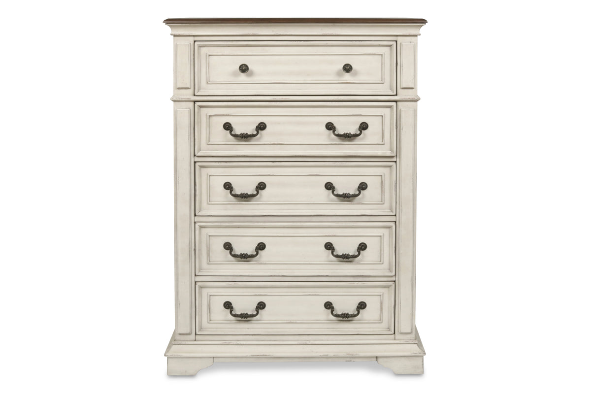 Anastasia Chest - Ant. White
