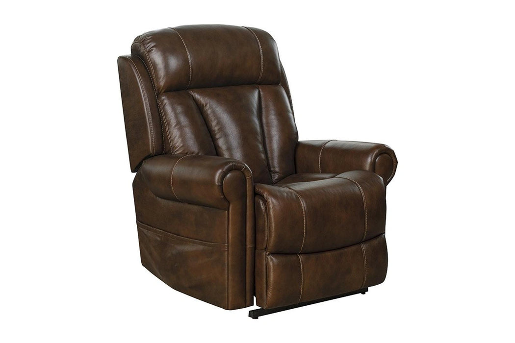 BarcaLounger Lyndon Lift Chair Recliner with Power Head Rest & Lumbar inTonya Brown