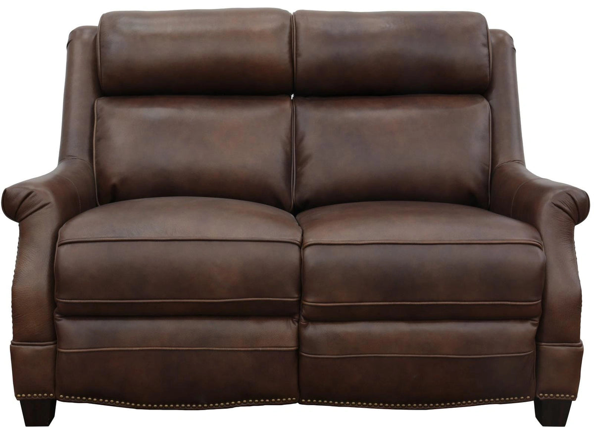 BarcaLounger Warrendale Power Reclining Loveseat w/Power Head Rests in Worthington-cognac