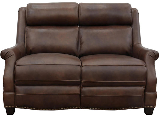 BarcaLounger Warrendale Power Reclining Loveseat w/Power Head Rests in Worthington-cognac