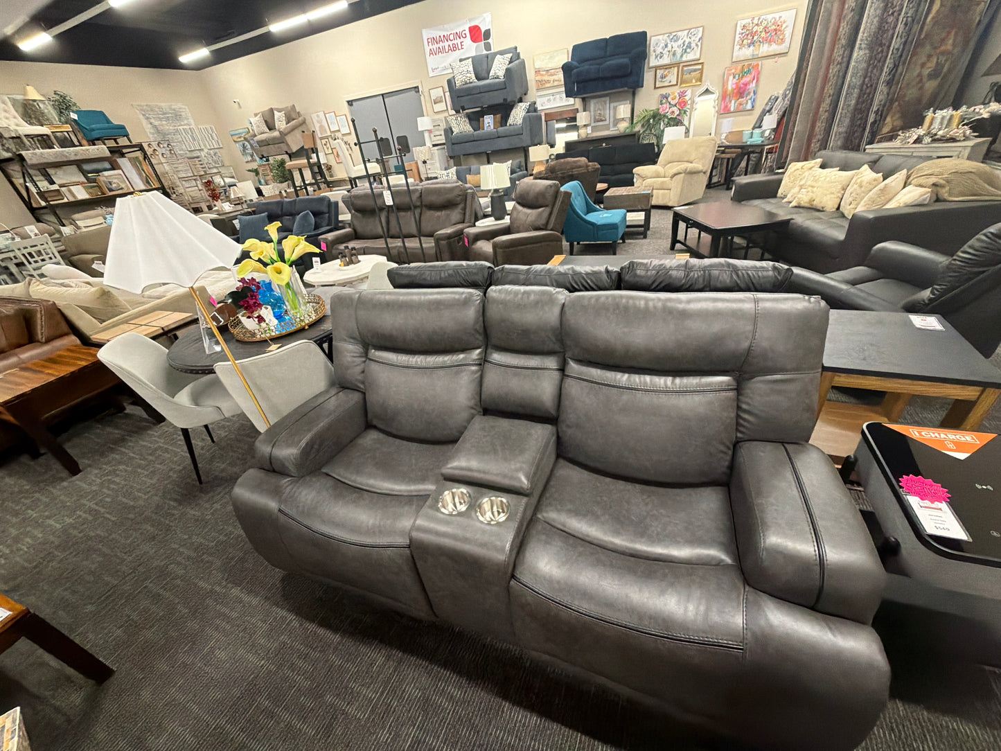 Dual Power Loveseat
